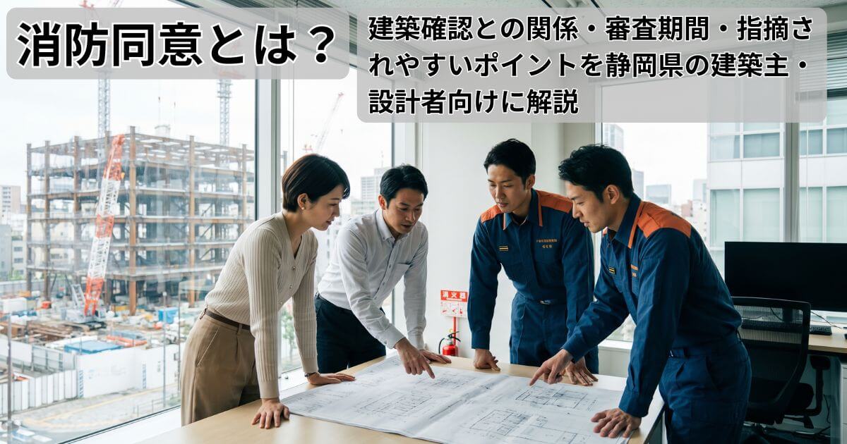 消防同意とは｜建築確認との関係を解説｜コーセイ株式会社